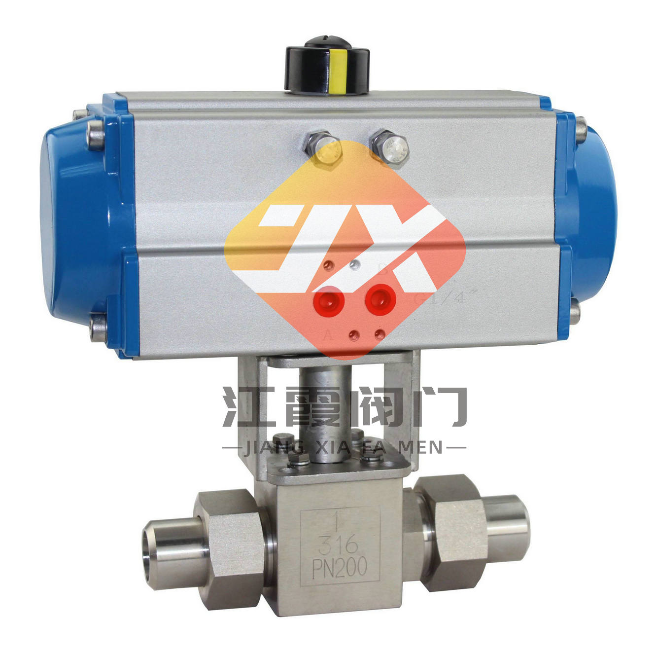 氣動(dòng)高壓對(duì)焊球閥