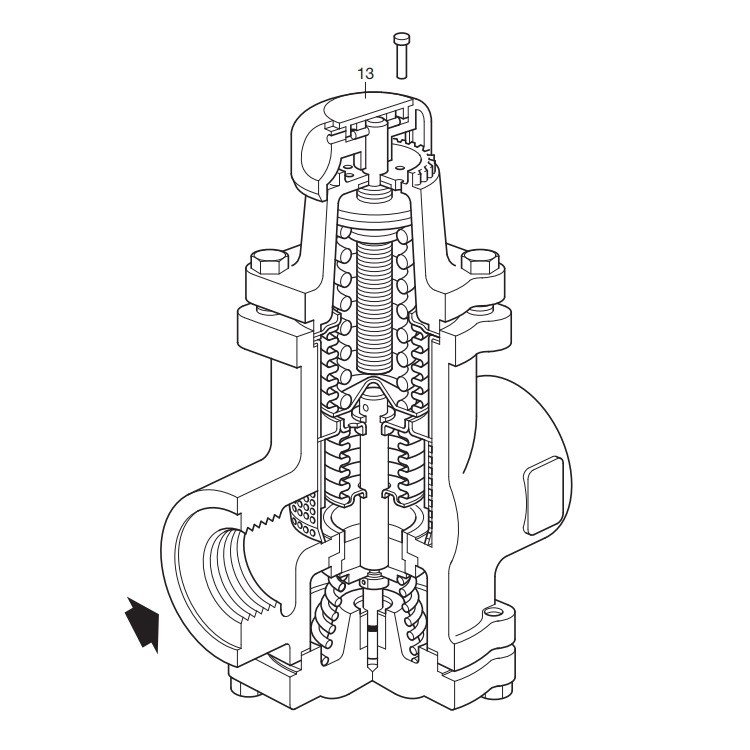 BRV71斯派莎克減壓閥直接作用式 BRV71斯派莎克減壓閥直接作用式